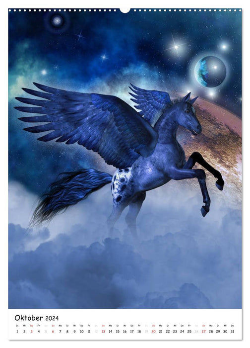 Unicorn and Pegasus (CALVENDO Premium Wall Calendar 2024) 