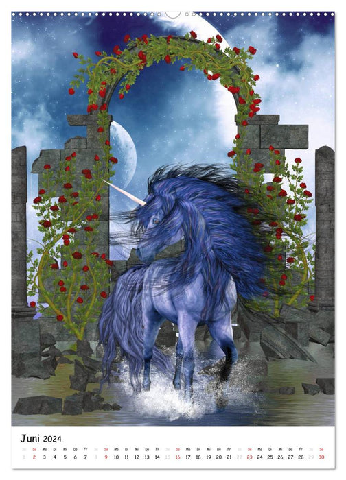 Unicorn and Pegasus (CALVENDO Premium Wall Calendar 2024) 