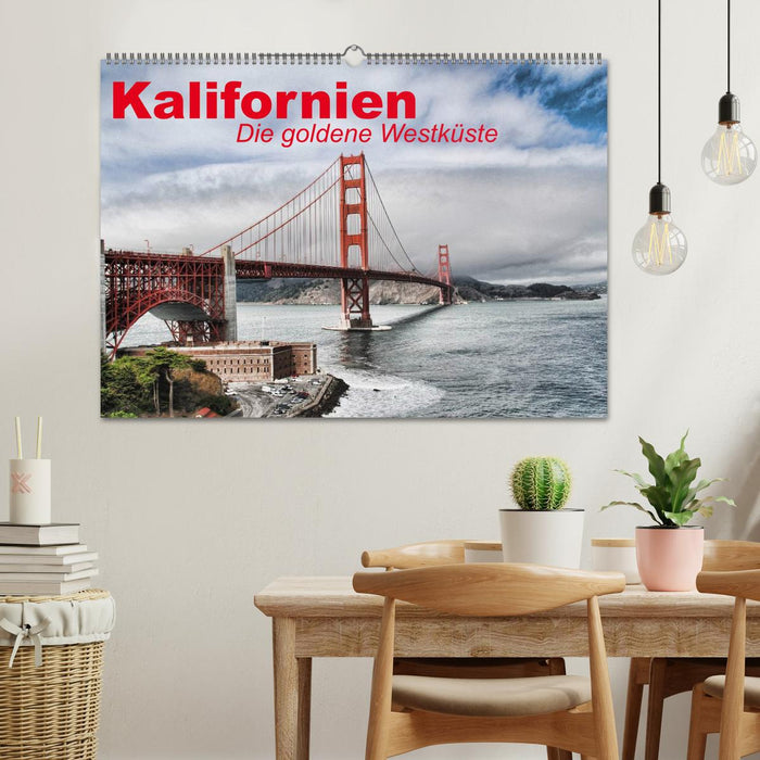California • The golden west coast (CALVENDO wall calendar 2024) 
