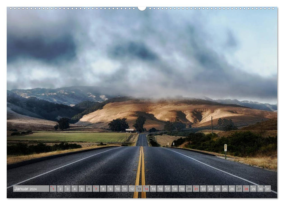 California • The golden west coast (CALVENDO wall calendar 2024) 