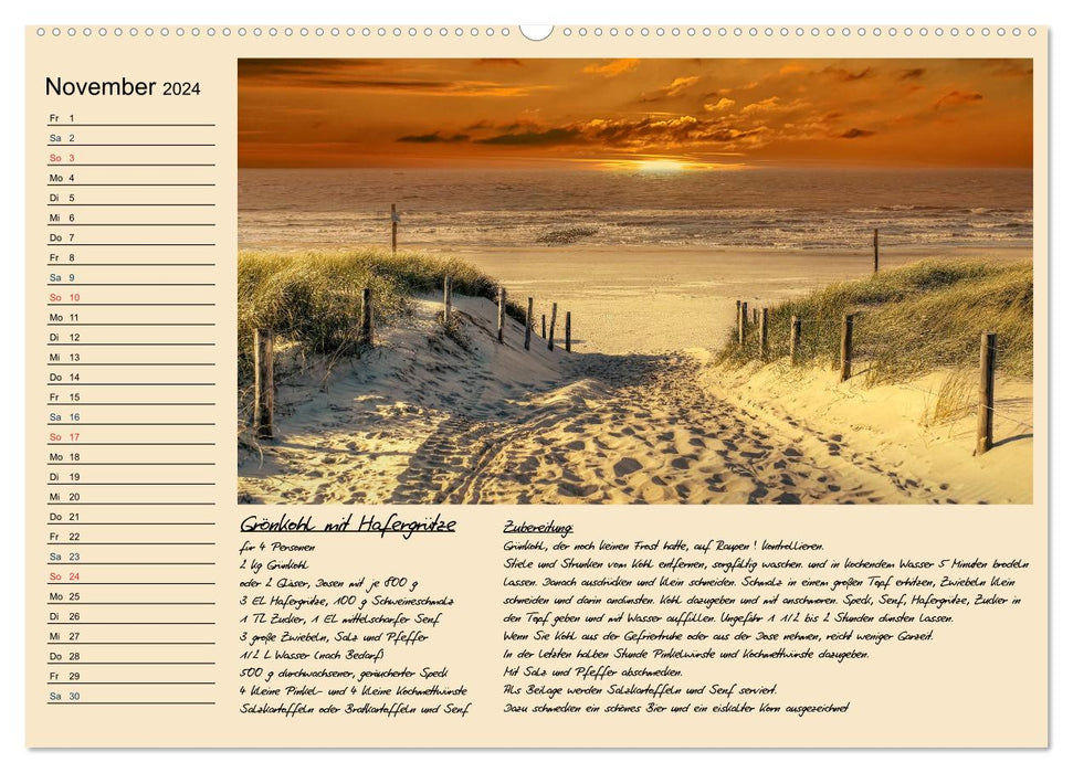 East Frisia - appetite for more (CALVENDO wall calendar 2024) 