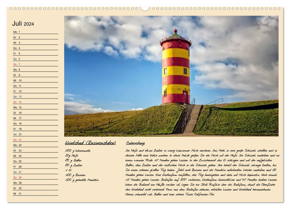 East Frisia - appetite for more (CALVENDO wall calendar 2024) 