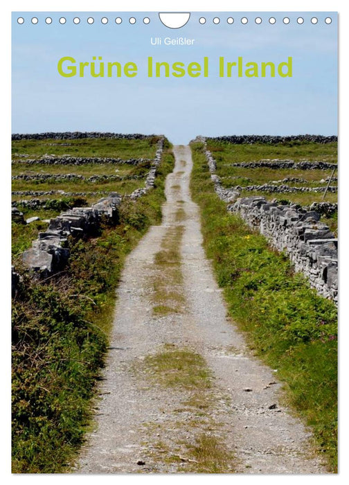 Île verte d'Irlande / Planificateur (Calendrier mural CALVENDO 2024) 