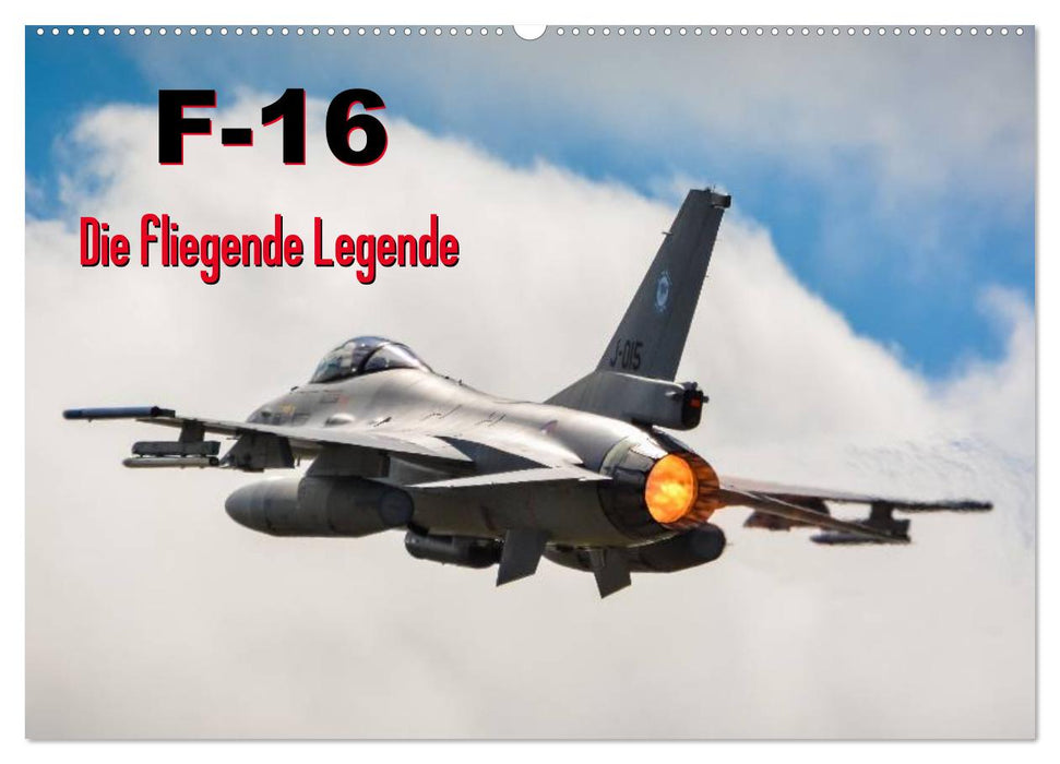 F-16 Fliegende Legende (CALVENDO Wandkalender 2024)