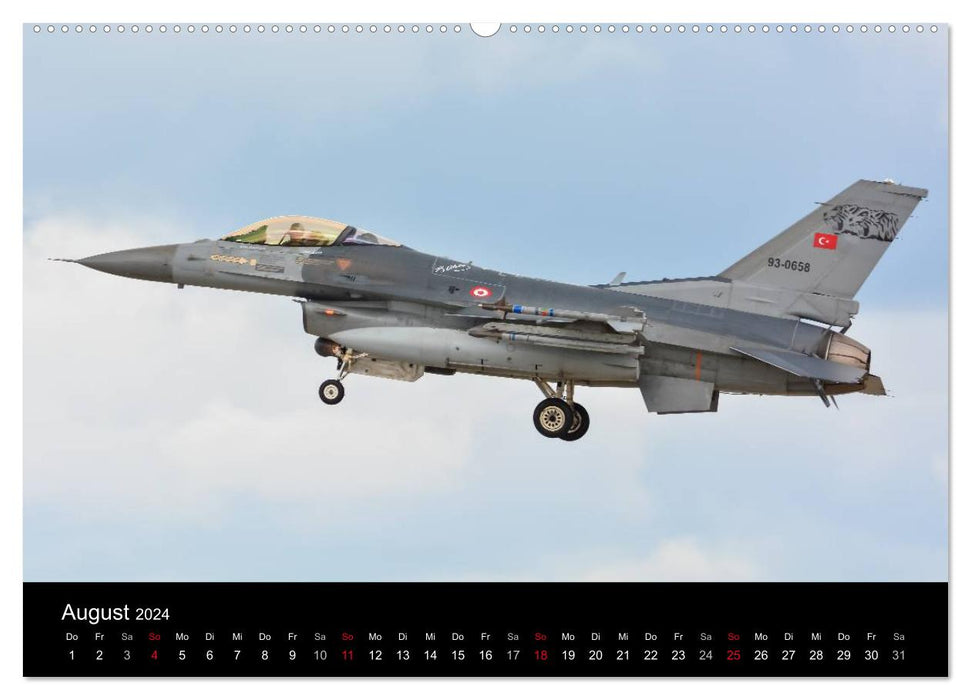 F-16 Fliegende Legende (CALVENDO Wandkalender 2024)