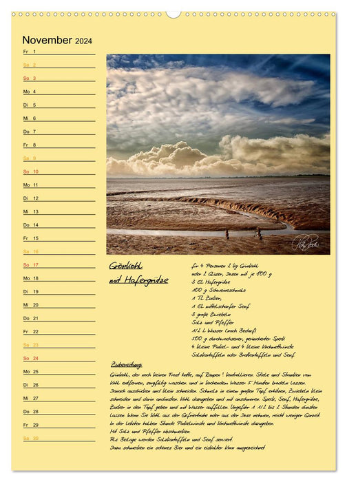 East Frisia - appetite for more / birthday calendar (CALVENDO wall calendar 2024) 