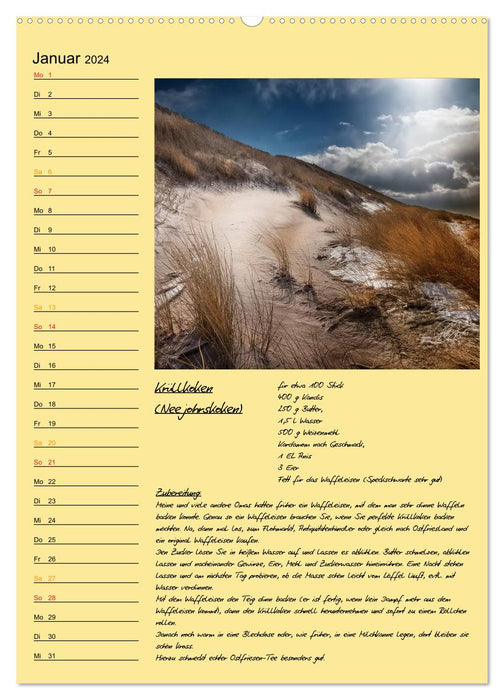 East Frisia - appetite for more / birthday calendar (CALVENDO wall calendar 2024) 