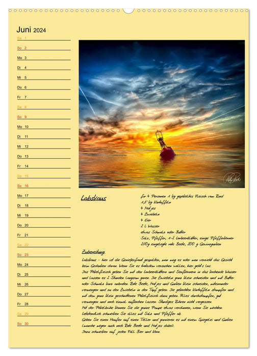 East Frisia - appetite for more / birthday calendar (CALVENDO wall calendar 2024) 