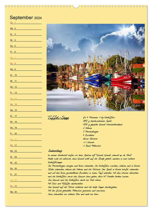 East Frisia - appetite for more / birthday calendar (CALVENDO wall calendar 2024) 