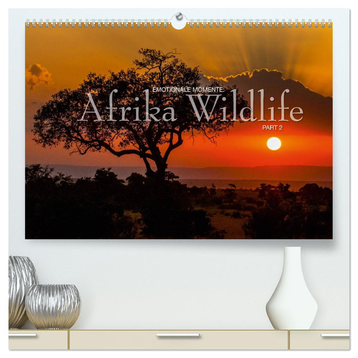 Emotionale Momente: Afrika Wildlife Part 2 / CH-Version (CALVENDO Premium Wandkalender 2024)