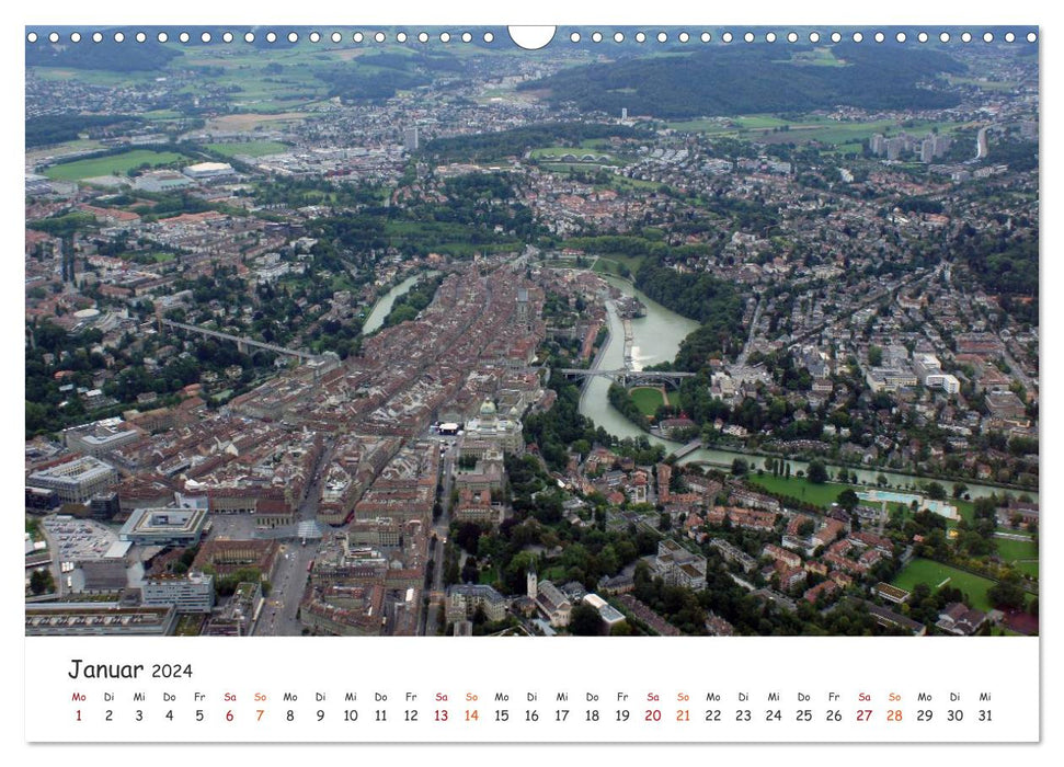 Bern... / See and experience / Photographic city tour (CALVENDO wall calendar 2024) 