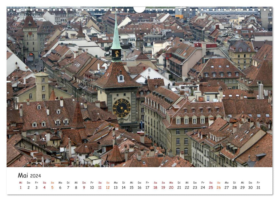 Bern... / Sehen und Erleben / Fotografischer Stadtrundgang (CALVENDO Wandkalender 2024)