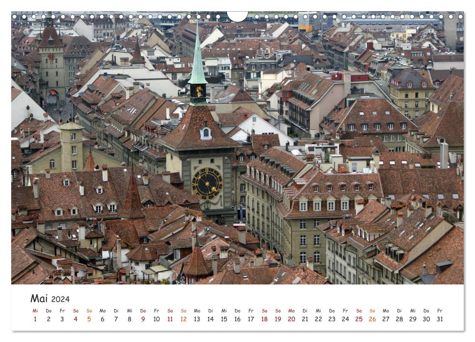 Bern... / See and experience / Photographic city tour (CALVENDO wall calendar 2024) 