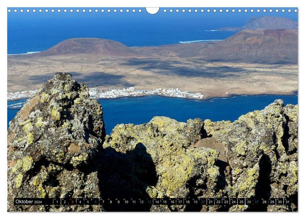 Volcanic island of Lanzarote (CALVENDO wall calendar 2024) 