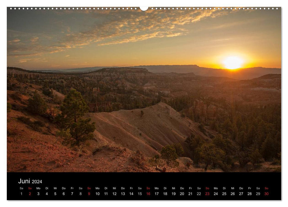 USA - fascinating southwest / CH version (CALVENDO Premium Wall Calendar 2024) 