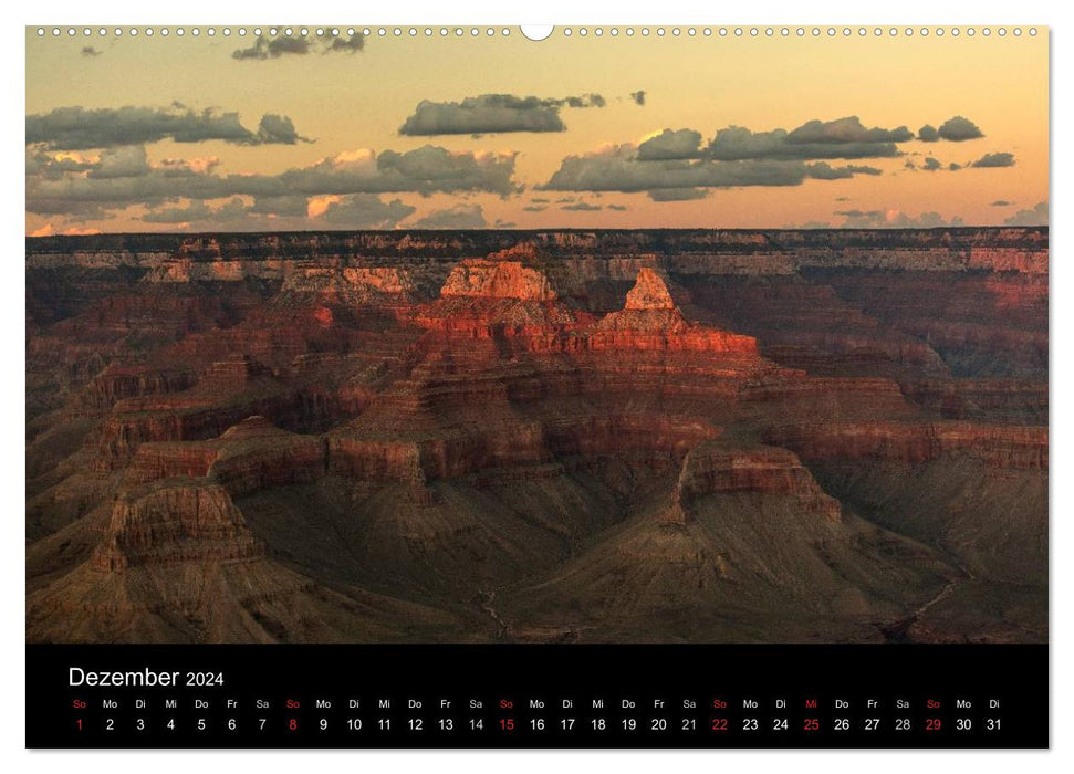 Fascination Grand Canyon / CH version (CALVENDO Premium Wall Calendar 2024) 