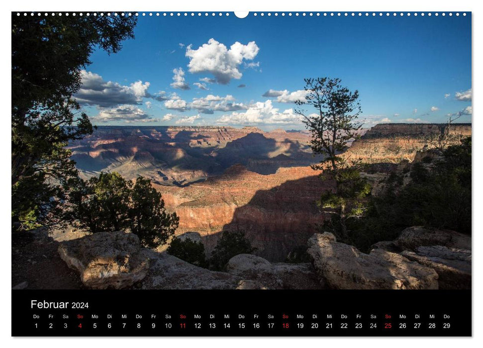 Fascination Grand Canyon / CH version (CALVENDO Premium Wall Calendar 2024) 