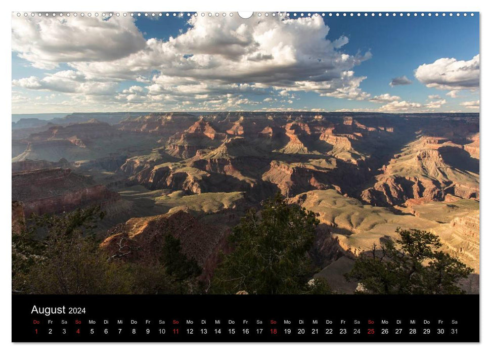 Fascination Grand Canyon / CH version (CALVENDO Premium Wall Calendar 2024) 