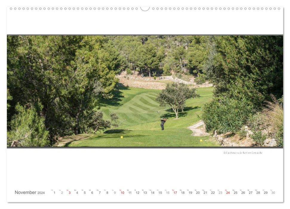 Emotionale Momente: Die schönsten Golfplätze auf Mallorca. (CALVENDO Wandkalender 2024)