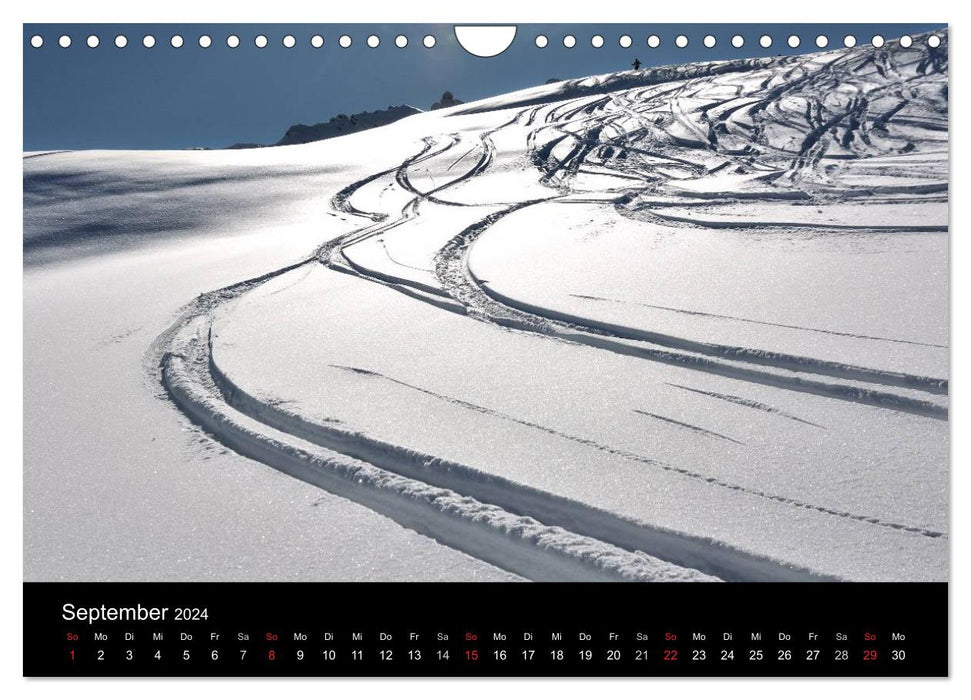 Die Seiser Alm im Winter (CALVENDO Wandkalender 2024)