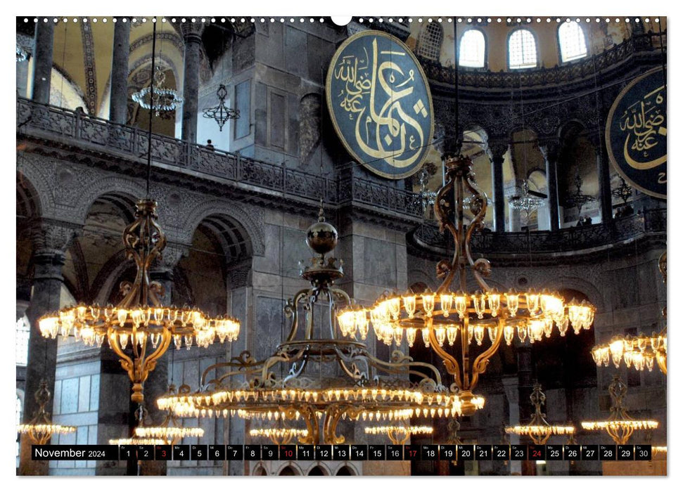 Istanbul - Konstantinopel - Byzanz (CALVENDO Premium Wandkalender 2024)