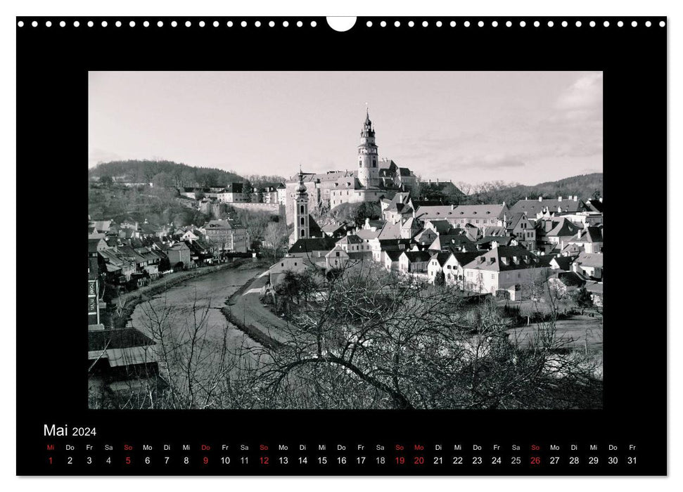 Schönheit an der Moldau - Cesky Krumlov (CALVENDO Wandkalender 2024)