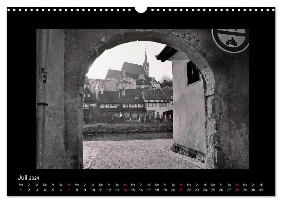 Schönheit an der Moldau - Cesky Krumlov (CALVENDO Wandkalender 2024)