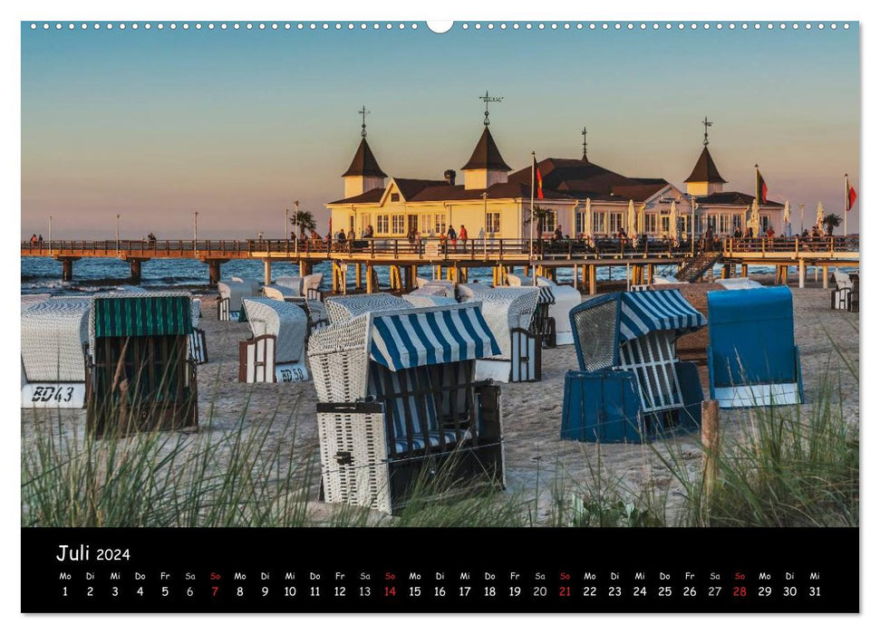 Insel Usedom (CALVENDO Premium Wandkalender 2024)