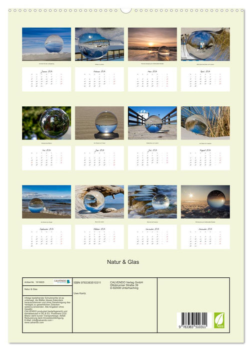 Natur & Glas (CALVENDO Premium Wandkalender 2024)