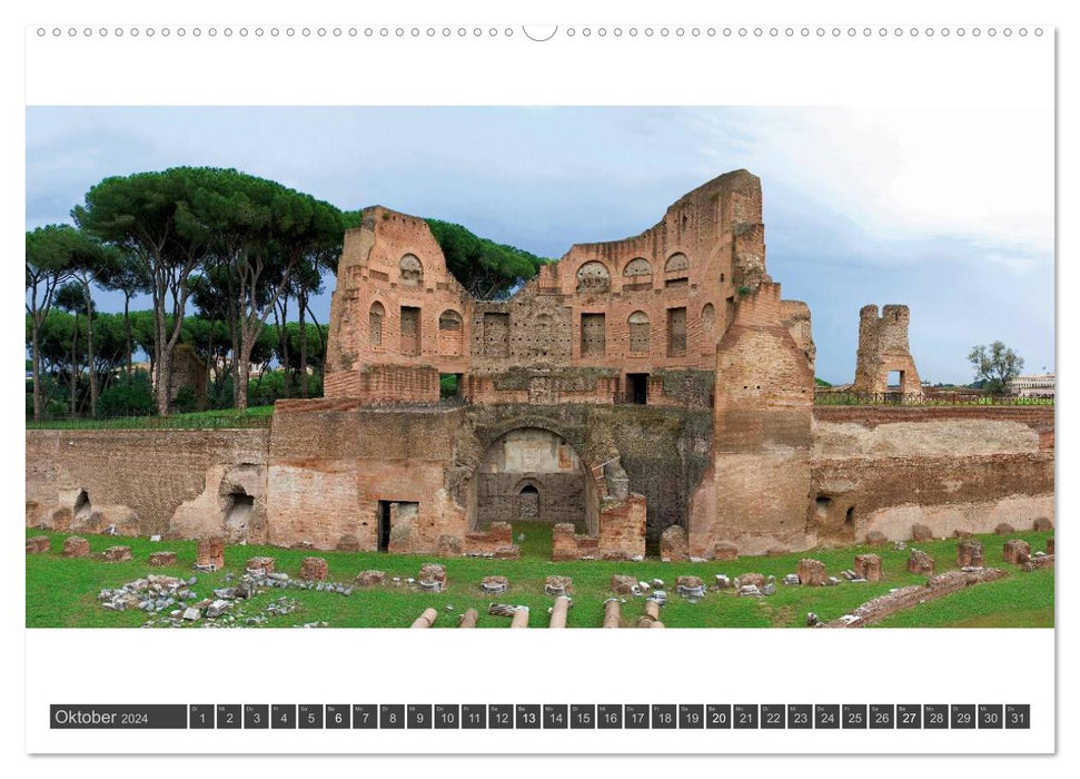 PANOROMA - Rome in the panorama (CALVENDO wall calendar 2024) 