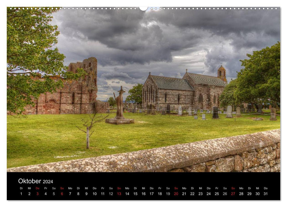 Holy Island - England (CALVENDO Wandkalender 2024)