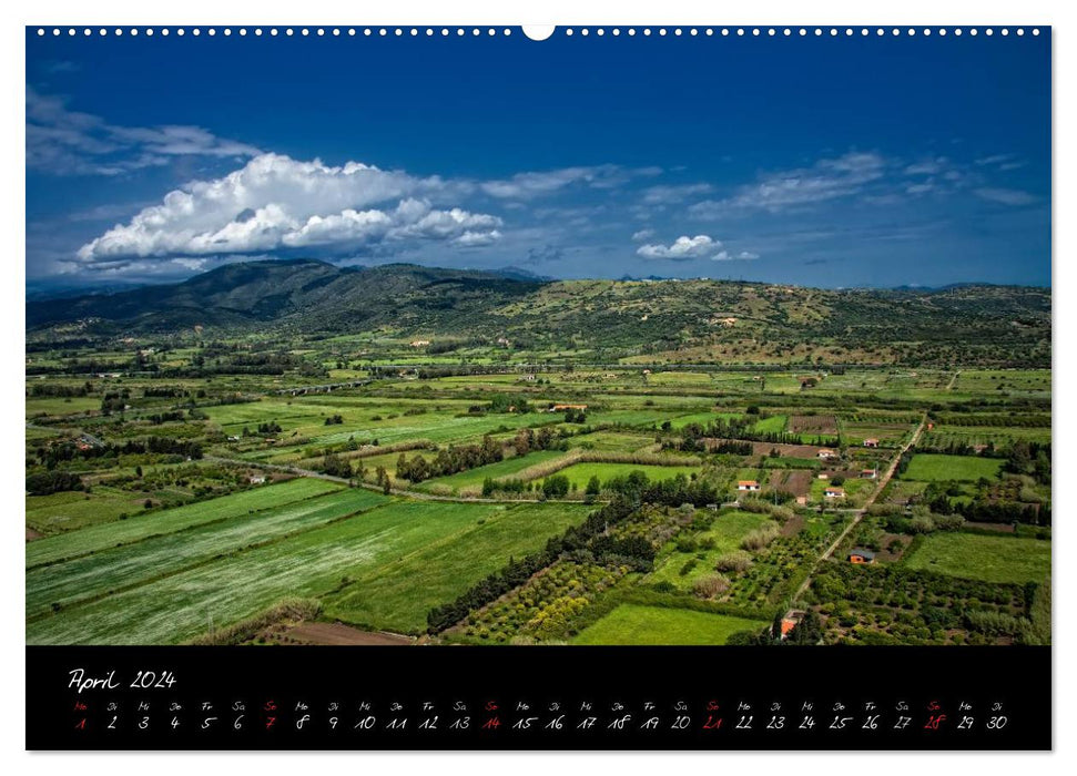 Blaues Sardinien (CALVENDO Wandkalender 2024)