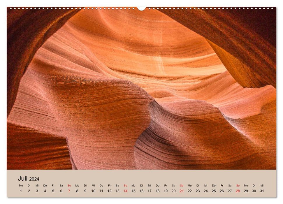 Fascination USA – Sud-Ouest fantastique (Calvendo Premium Wall Calendar 2024) 