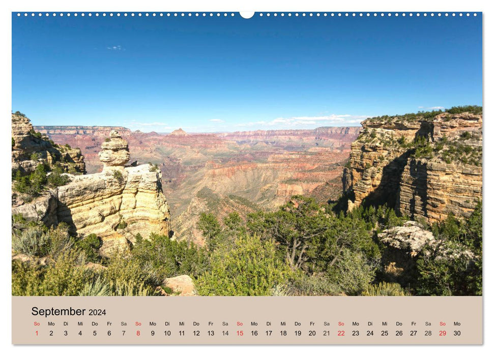 Fascination USA – Sud-Ouest fantastique (Calvendo Premium Wall Calendar 2024) 