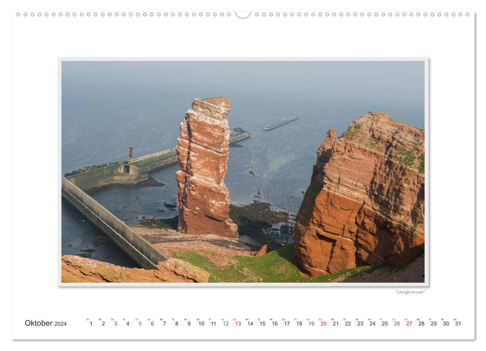 Emotional moments: Helgoland – Germany’s only offshore island. (CALVENDO wall calendar 2024) 