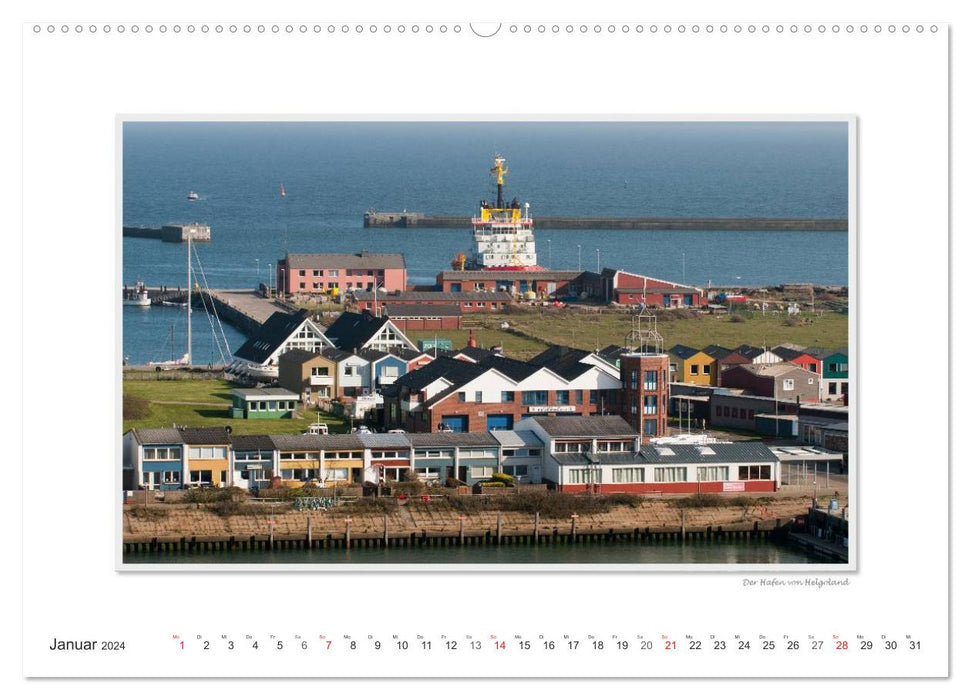 Emotional moments: Helgoland – Germany’s only offshore island. (CALVENDO wall calendar 2024) 