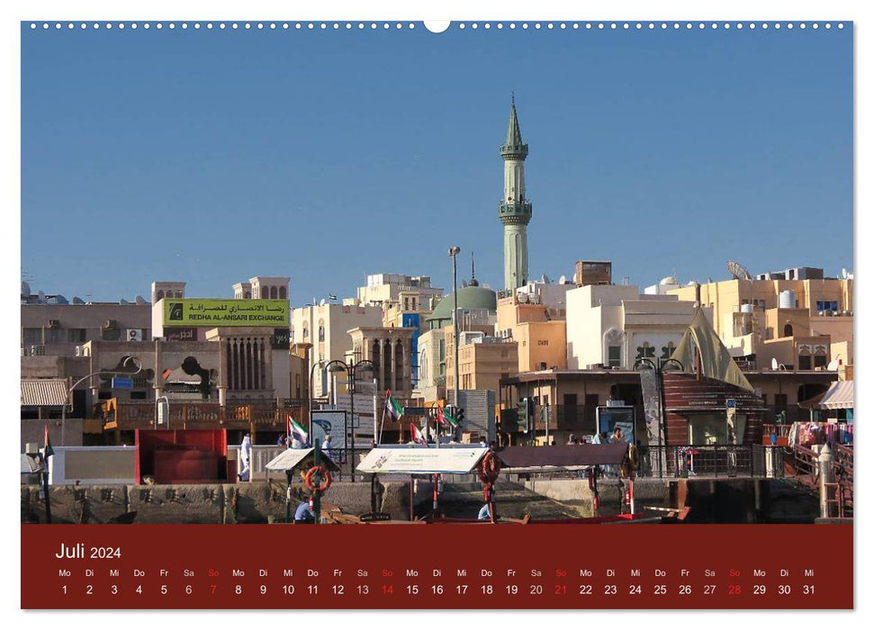 Abu Dhabi und Dubai (CALVENDO Wandkalender 2024)