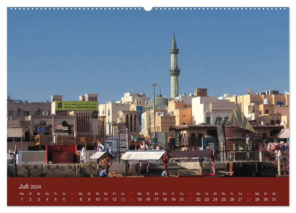 Abu Dhabi and Dubai (CALVENDO wall calendar 2024) 