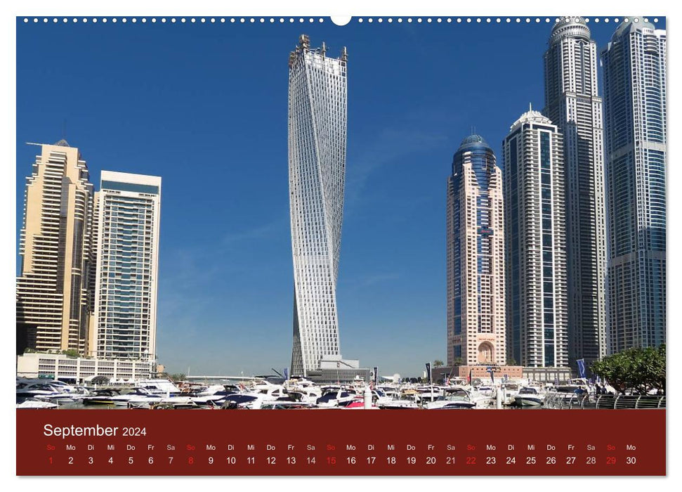 Abu Dhabi und Dubai (CALVENDO Wandkalender 2024)