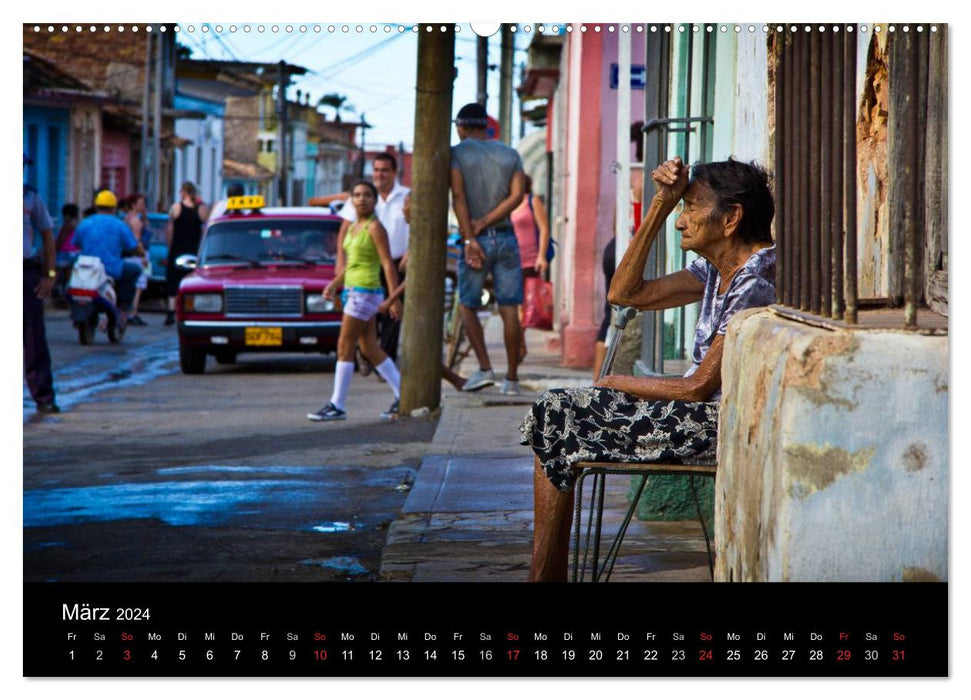 KUBA - Land und Menschen (CALVENDO Premium Wandkalender 2024)