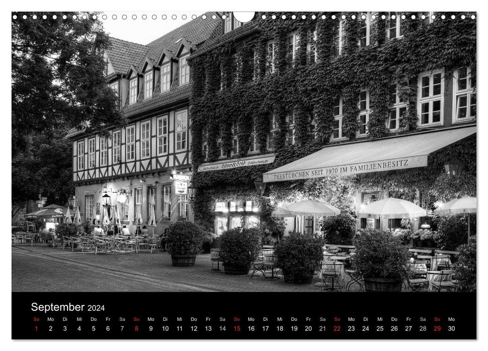 Hannover Monochrome Impressionen (CALVENDO Wandkalender 2024)