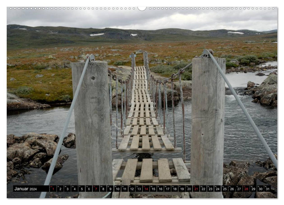 Foray through Norway's Hardangervidda (CALVENDO wall calendar 2024) 