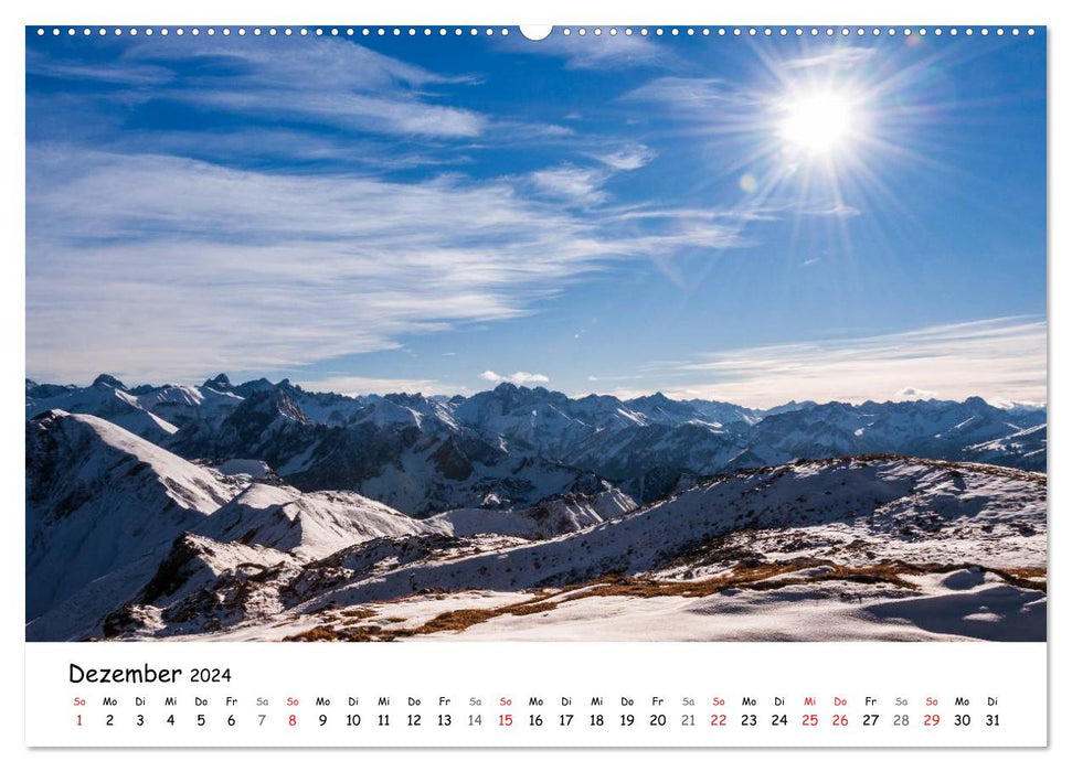 On the road in the Allgäu (CALVENDO wall calendar 2024) 