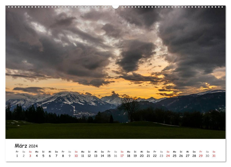 On the road in the Allgäu (CALVENDO wall calendar 2024) 