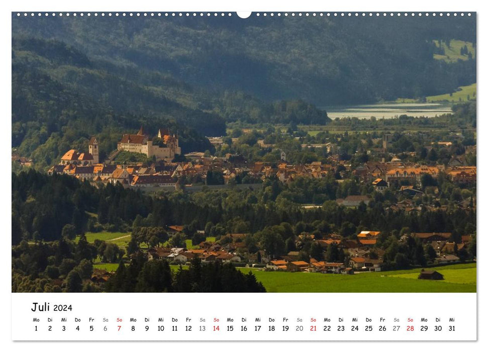 On the road in the Allgäu (CALVENDO wall calendar 2024) 