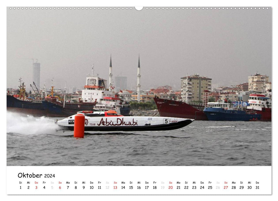 Bateaux à moteur offshore (Calvendo Premium Wall Calendar 2024) 