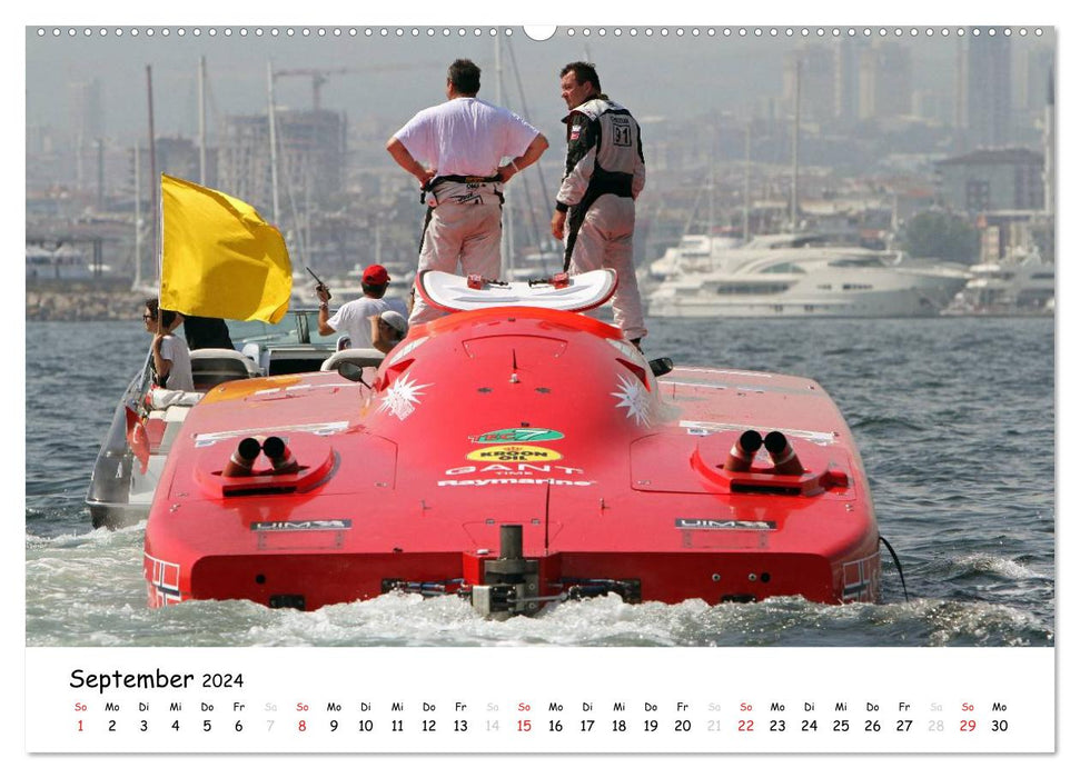 Bateaux à moteur offshore (Calvendo Premium Wall Calendar 2024) 