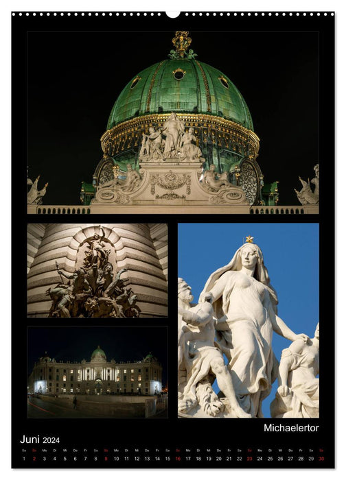 The Hofburg in Vienna (CALVENDO Premium Wall Calendar 2024) 