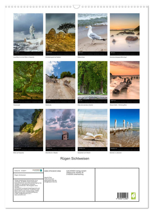 Rügen Sichtweisen (CALVENDO Wandkalender 2024)