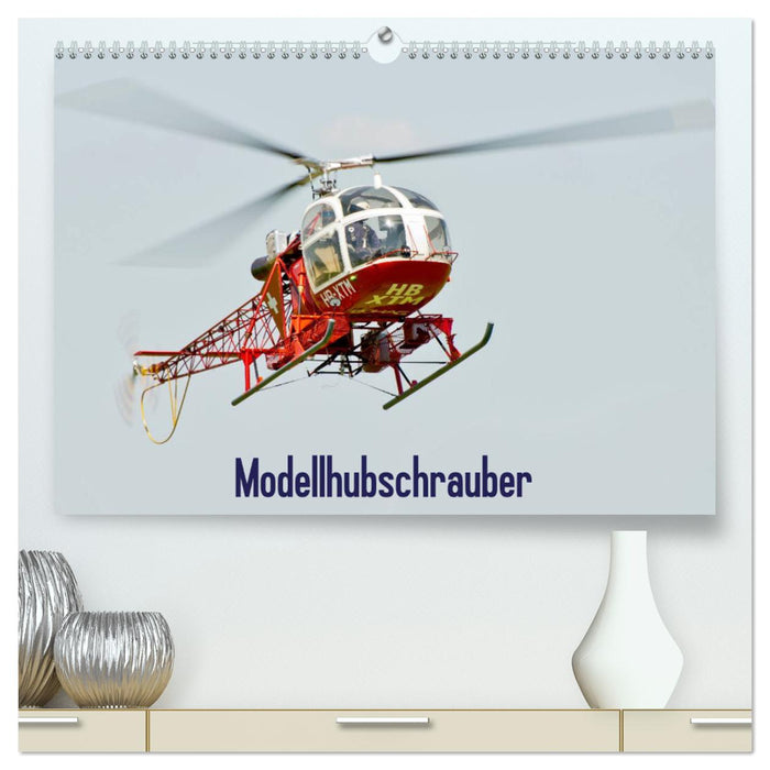 Model helicopter / CH version (CALVENDO Premium wall calendar 2024) 